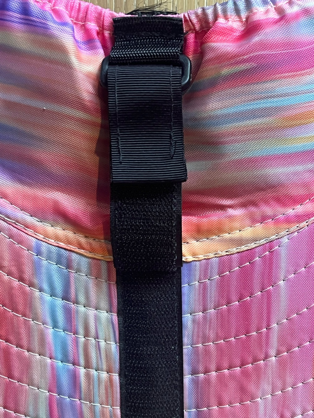 DA BRIM Sporty Cycling Helmet Visor | Pastel Ribbons | UPF50+ Sun Protection - Picture 6 of 6